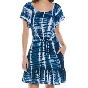 Walker & Wade Tie-Dye Ikat dress size M